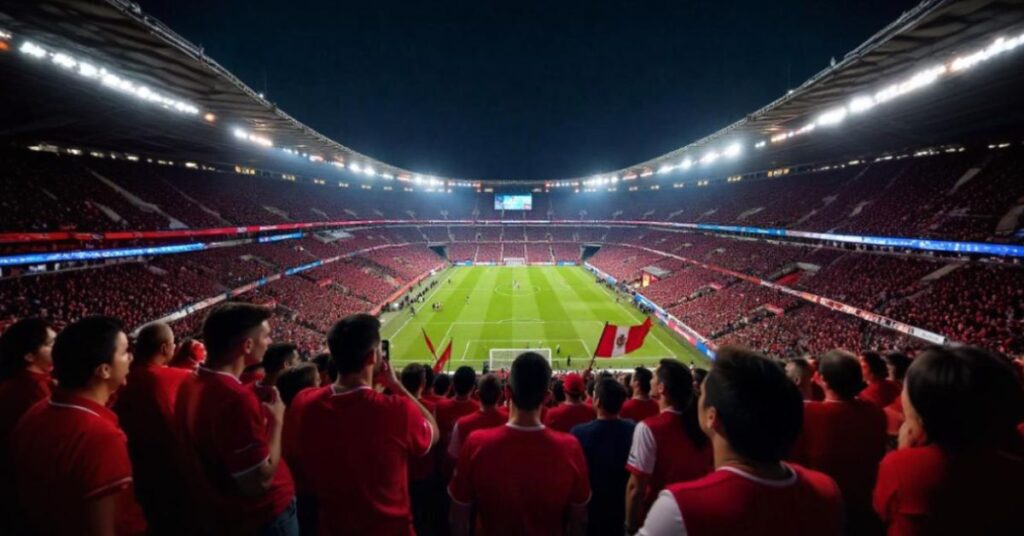 hinchas peruanos esperando el perú vs ecuador
