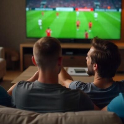 fans miran el perú vs ecuador mientras apuestan