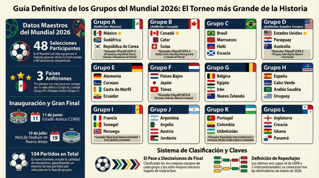 todo sobre la fase de grupos del mundial 2026