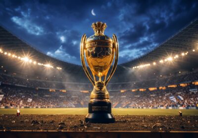 Copa del Mundial en un estadio que representa la emoción de la final del Mundial 2026