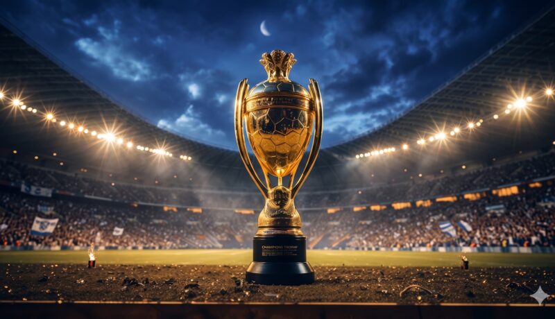 Copa del Mundial en un estadio que representa la emoción de la final del Mundial 2026