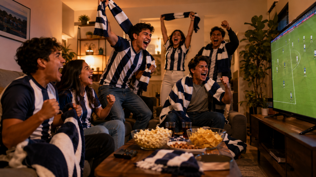 hinchas siguiendo el fixture de Alianza Lima