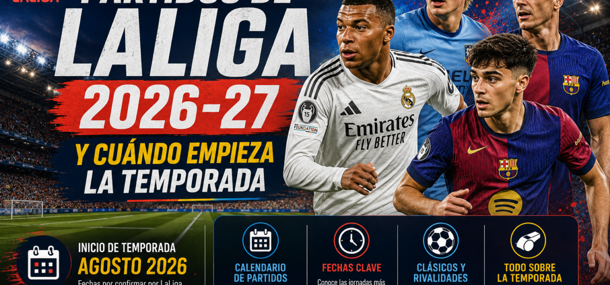 partidos de la liga, fecha de inicio de la temporada, horario e información relevante