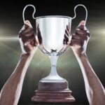 Imagen de campeon levantando la copa libertadores