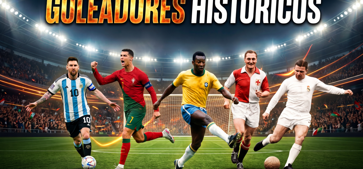 portada de goleadores historicos del futbol