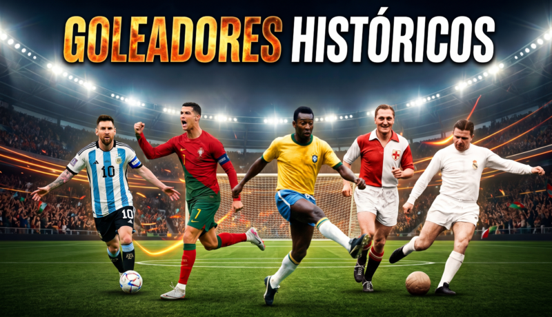portada de goleadores historicos del futbol